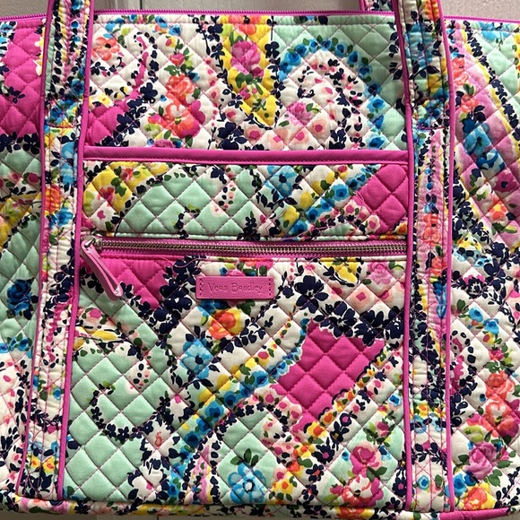 Vera Bradley Wildflower Paisley Miller Travel - Picture 2 of 7